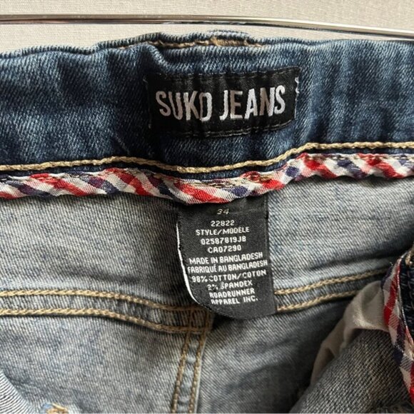 Suko Jeans Bermuda denim shorts Sz 34 - Picture 9 of 9